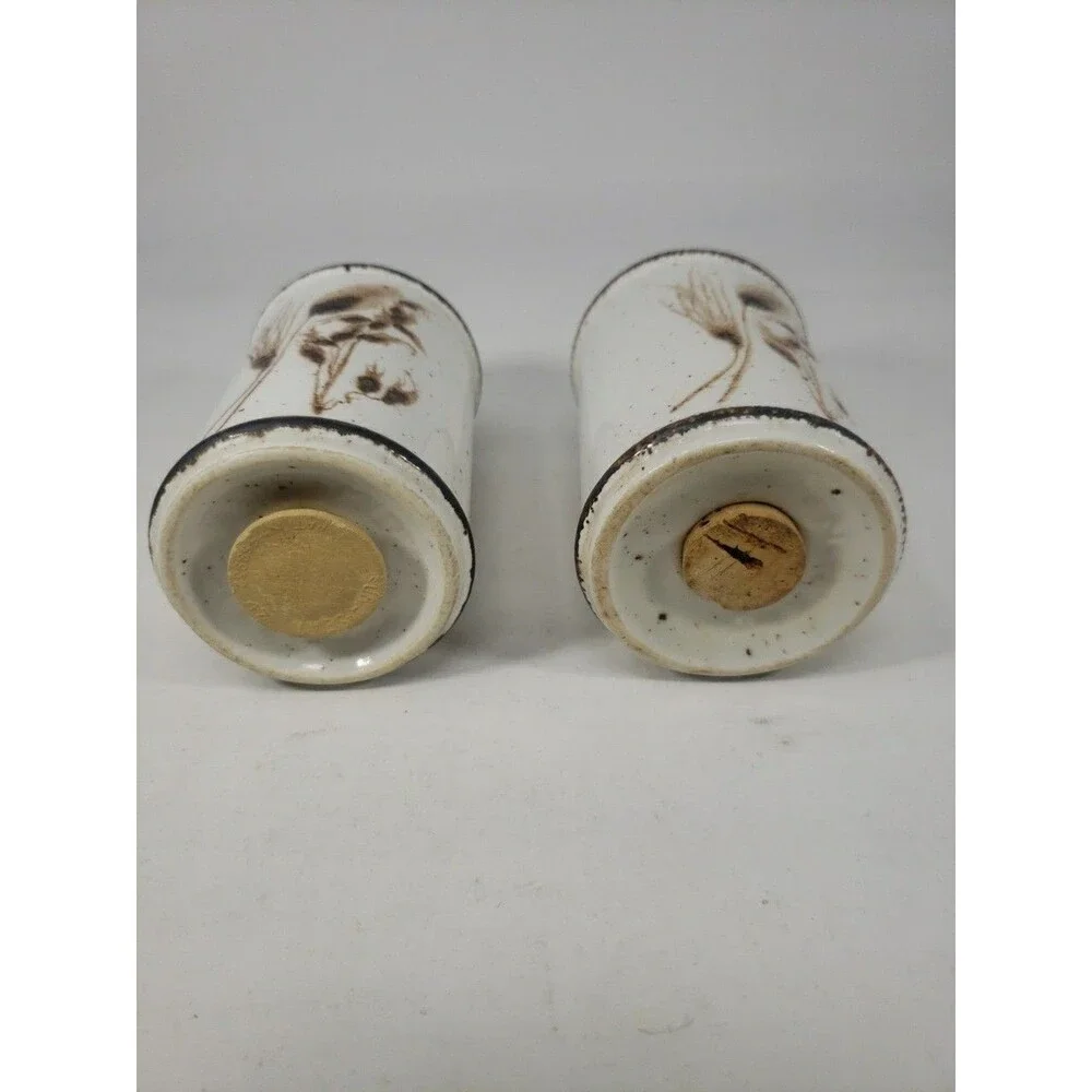 Vtg Midwinter Stonehenge WILD OATS salt & Pepper Shakers Eve Midwinter England